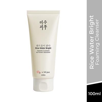 O3+ Mijoo Korea Rice Water Bright Foaming Cleanser for Korean Glass Skin 100g - Face Wash & Cleansers