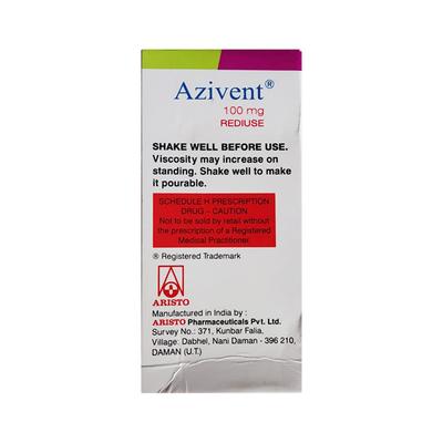 Azivent 100mg Suspension 15ml - Bacterial Infections-Mac
