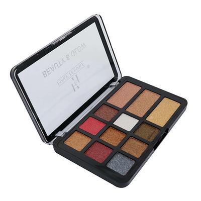 Half N Half Beauty Glow, Ultra Pro Makeup Eyeshadow Multicolour Palette 01 Hidden Story 18 gm - Face Palettes