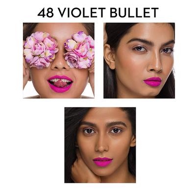 SUGAR Cosmetics Smudge Me Not Liquid Lipstick - 48 Violet Bullet (Violet Red) 4.5 ml - Liquid Lipsticks