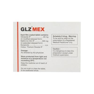 GLZ Mex Tablet 10'S - Diabetes-Ant