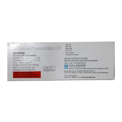 Juliana Tablet 21'S - Contraception-Ora