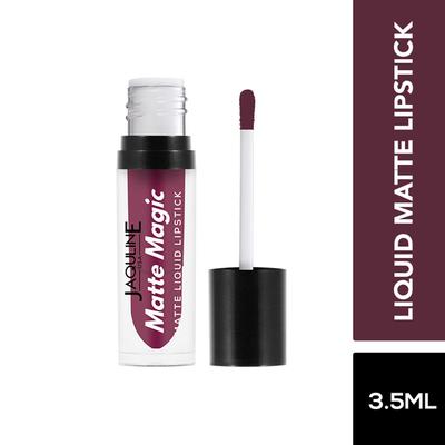 Jaquline USA Matte Magic Liquid Lipstick Foxy 01 3.5 ml - Liquid Lipsticks
