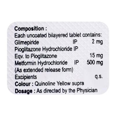 ACCUGLIM MP 2MG TABLET 10'S - Diabetes-Ant