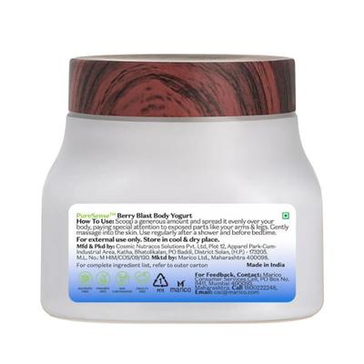 PureSense Berry Blast Body Yogurt with Blueberry & Niacinamide For Deeply Nourished & Moisturised Skin 160 ml - Lotions & Creams