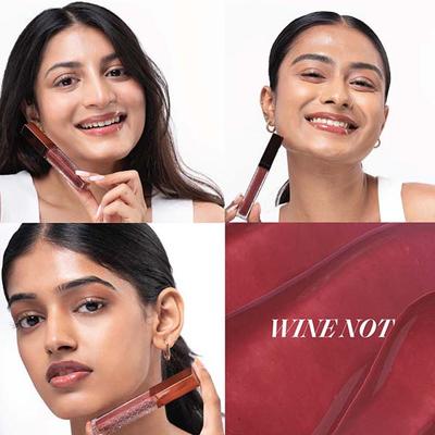 Diam Beauty Wet Lip Glaze, Wine Not 5 ml - Lip Glosses