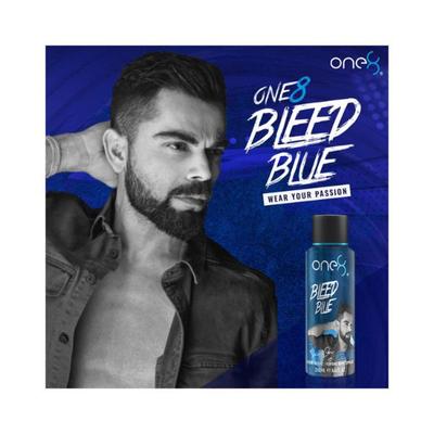 One8 By Virat Kohli Bleed Blue Deo 200 ml - Men Deodorants/Roll-Ons