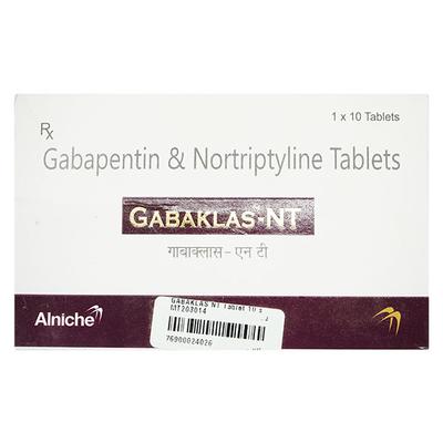 GABAKLAS NT Tablet 10's - Neuropathic Pain-Dru
