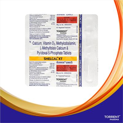 Shelcal XT Tablet 15'S - Supplements-Cal