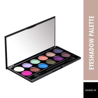 Swiss Beauty 12 Color Ultra Professional Eyeshadows - (Shade-4) 10 gm - Eyeshadow, Bases & Primers