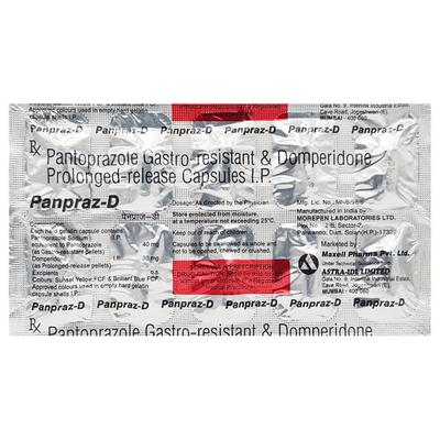 Panpraz D Capsule 10'S - Ulcer/Reflux/Flatulence-Aaa