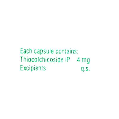 Thioact 4mg Capsule 10'S - Muscle Cramps/Spasticity-Mus