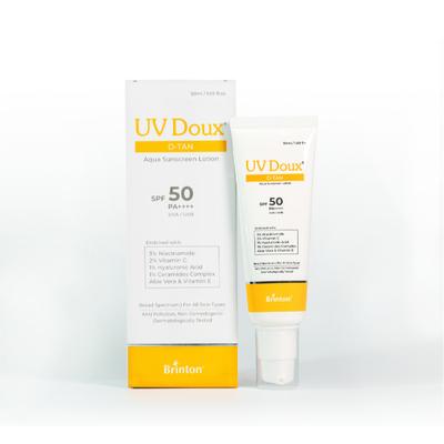 UV Doux D-TAN Aqua SPF 50 Sunscreen Lotion 50 ml - Face Sunscreen