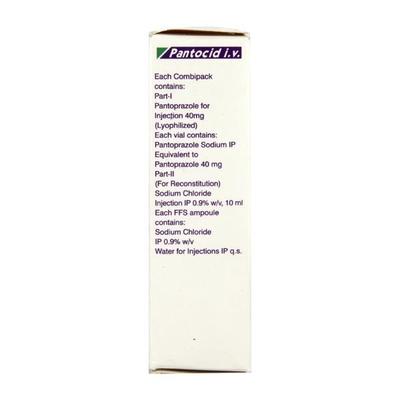 Pantocid IV Injection 1'S - Ulcer/Reflux/Flatulence-Aaa