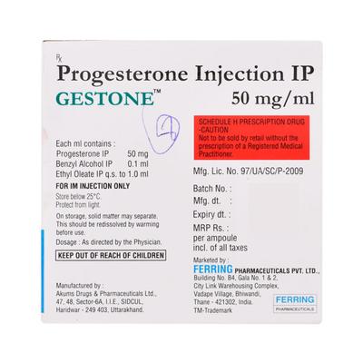 Gestone 50mg Injection 1ml - Hormonal Therapy-Oes