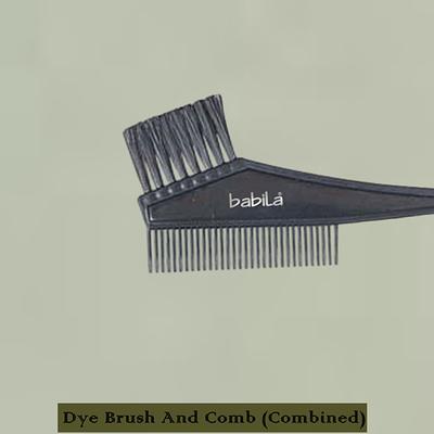 Babila Dye Brush & Comb (Combined) 1's - Hair Brushes
