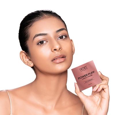 Renee Pro Power Puff Compact Powder- 050 Explore 9 gm - Compact Powder