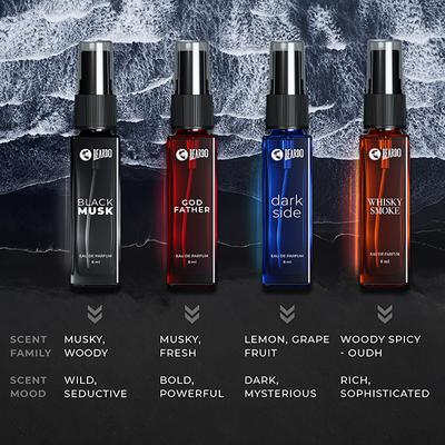 Beardo Legendary 7 Assorted Perfume Giftset For Men 7x8ml 7's - Men Perfumes (Edt/Edp)