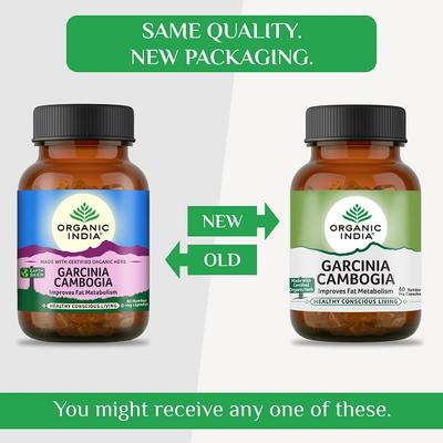 Organic India Garcinia Cambogia Capsules 60's - Weight Loss