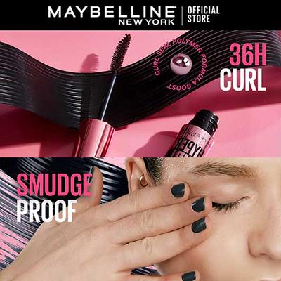 Maybelline New York The Hypercurl EASYWASH Washable, Very Black 9.2 ml - Mascaras