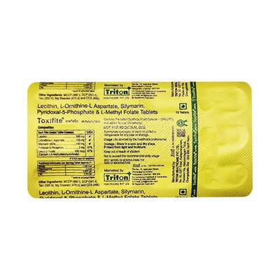 TOXIFITE Tablet 10's - Liver Disease