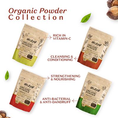 Atulya Reetha Organic Powder 100 gm - Conditioners