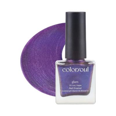 Colorsoul Glam Vegan Nail Enamel, Indigo Sky 8 ml - Nail Polish