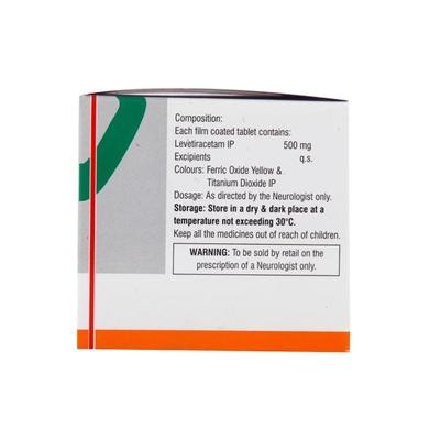 Levroxa 500mg Tablet 10'S - Epilepsy/Convulsion-Ant