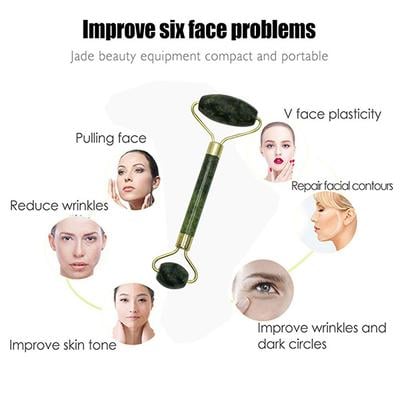 Bronson Professional Jade Roller Massager Tool 1's - Facial Kits