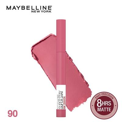 Maybelline New York Super Stay Ink Crayon Lipstick x Pinks Edition, 90 Keep It Fun 1's - Lipsticks