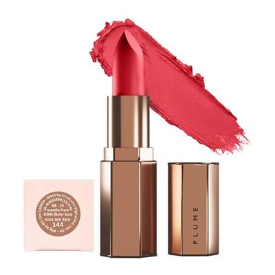 Plume Plush Matte Lipstick Kiss Me Red 5 gm - Lipsticks