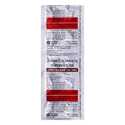Tritelsar HS 40mg Tablet 10'S - Hypertension-Ang