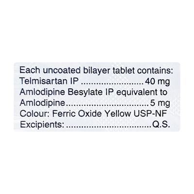 Sartel AM 40mg Tablet 15'S - Hypertension-Ang