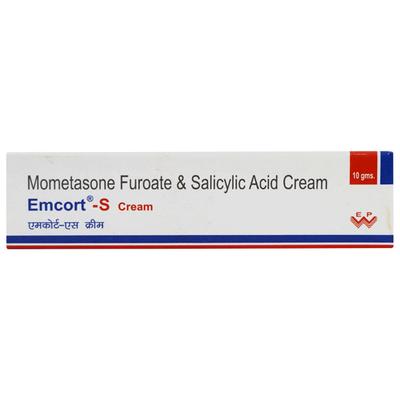 Emcort S Cream 10gm - Skin Infections-Toc