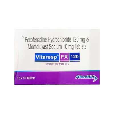 Vitaresp FX 120 Tablet 10'S - Allergies-Ant
