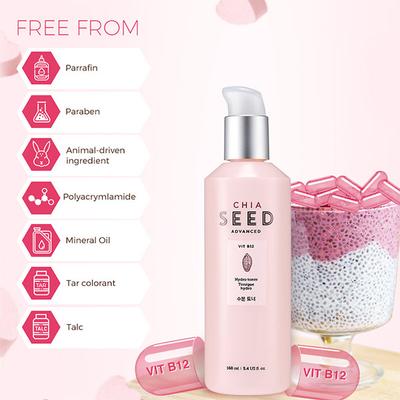 The Face Shop Chia Seed Advanced Vit B12 Hydro Toner 160 Ml - Toners