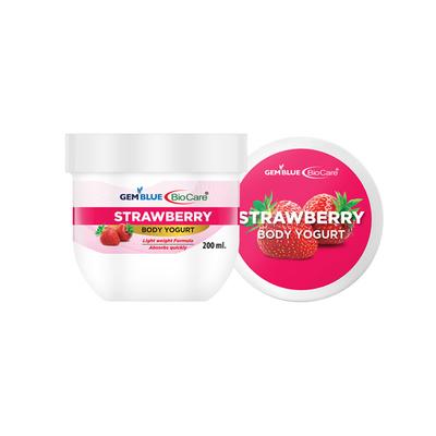 Gemblue Biocare Strawberry Body Yogurt 200 ml - Lotions & Creams
