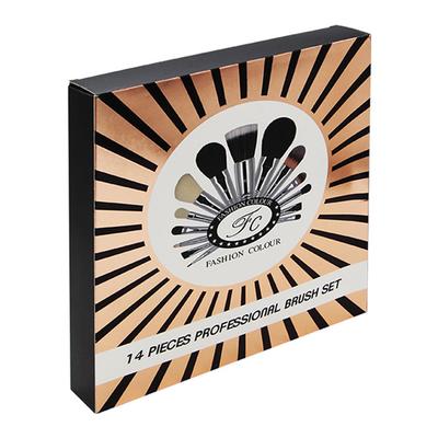 Fashion Colour Makeup Brush 14 Pieces Set 150 gm - Face Brush