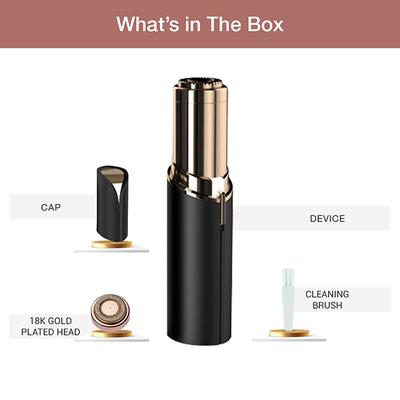 Flawless Facial Hair Remover - Black - Hair Removal Accessories