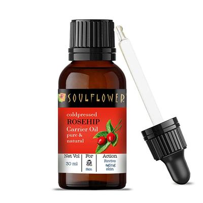 Soulflower Coldpressed Rosehip Carrier Oil 30 ml - Carrier Oils