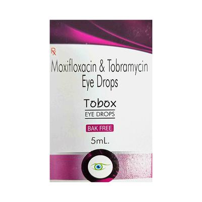 TOBOX BAK Free Eye Drops 5ml - Eye Infections-Eaa