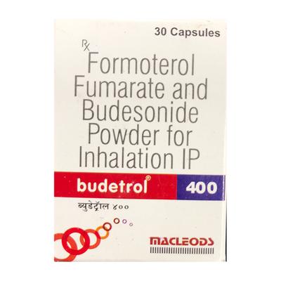 Budetrol 400mcg+12Mcg Capsule 30'S - Asthma/COPD-Ast