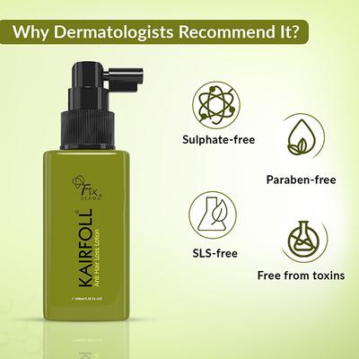 Fixderma Kairfoll Anti Hair Loss Lotion 100 ml - Hair Lotions & Tonics