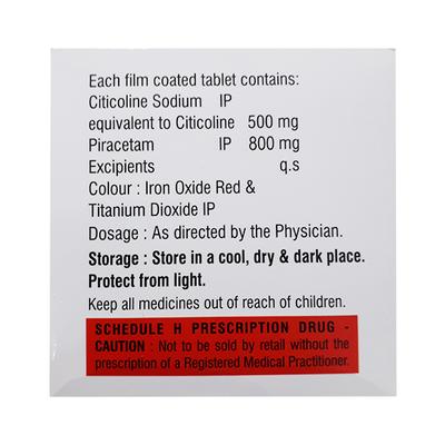 COGNITAM PLUS 500/800 Tablet 10's - Nootropics And Neurotrophics
