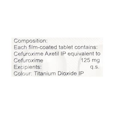 Forcef 125mg Tablet 10'S - Bacterial Infections-Cep