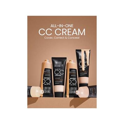 Swiss Beauty All-In-One CC Cream-Sand Beige 25 gm - Bb & Cc Creams