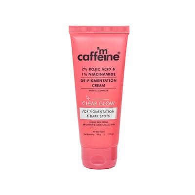 Mcaffeine 2% Kojic Acid and 1% Niacinamide De-Pigmentation Cream All Skin Tone 50 gm - Face Moisturizers