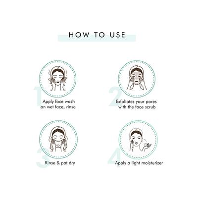 Mcaffeine Coffee Anti Pollution Kit (Coffe Face Wash , Coffee Face Scrub) 2's - Facial Kits