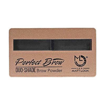 Matt Look Perfect Brow Duo - Shade Brow Powder, Mutlicolor - 1 8 gm - Eyebrow Pencils & Enhancers
