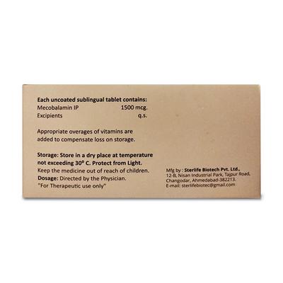 MECODENZ 1.5 MOUTH DISSOLVING Tablet 10's - Supplements-Vam